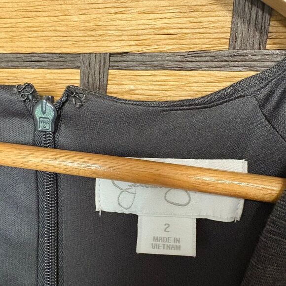 Jessica Simpson Gray 3/4 Sleeve Dress Size 2‎ - Picture 6 of 7